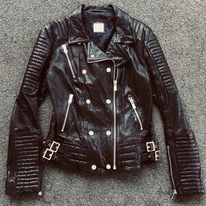 Anine Bing Leather Moto jacket